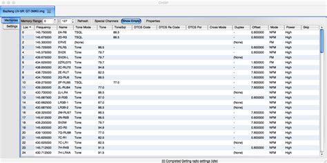 chirp move chanel list to another radio|Question about Chirp : r/HamRadio .